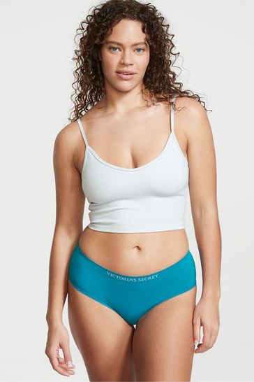 Victoria's Secret Shoreline Blue Smooth Seamless Hipster Knickers