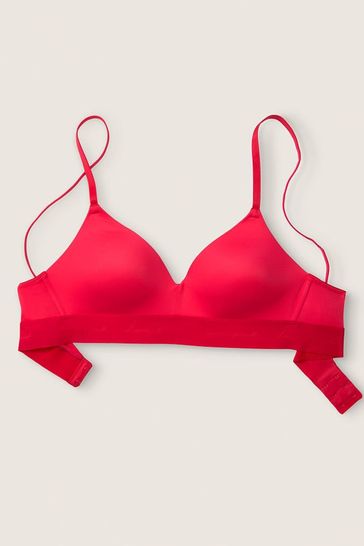 Victoria's Secret PINK Red Pepper Smooth Lightly Lined Non Wired T-Shirt Bra