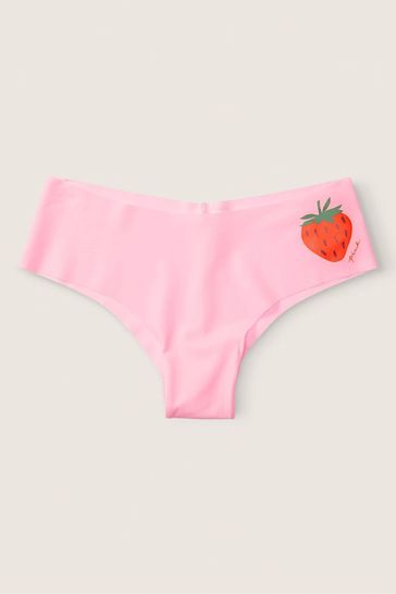 Victoria's Secret PINK Daisy Pink No Show Cheeky Knickers