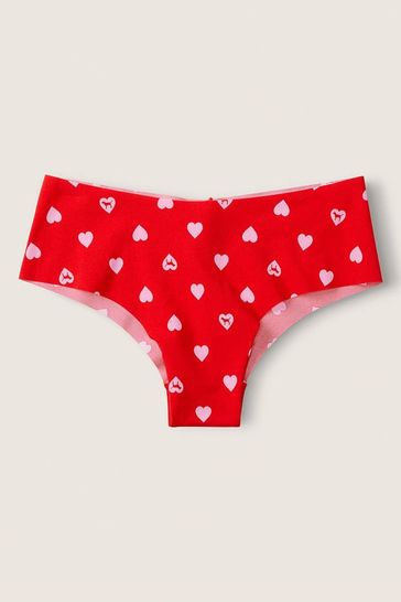 Victoria's Secret PINK Red Pepper Heart No Show Cheekster Knickers