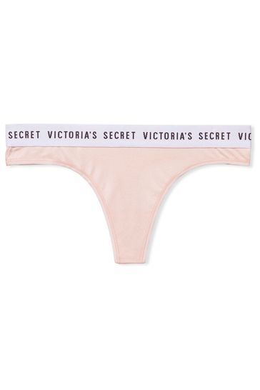 Victoria's Secret Cotton Logo Thong Panty | Victoria's Secret Ireland