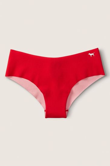 Victoria's Secret PINK Fury Red No Show Cotton Cheeky Knickers
