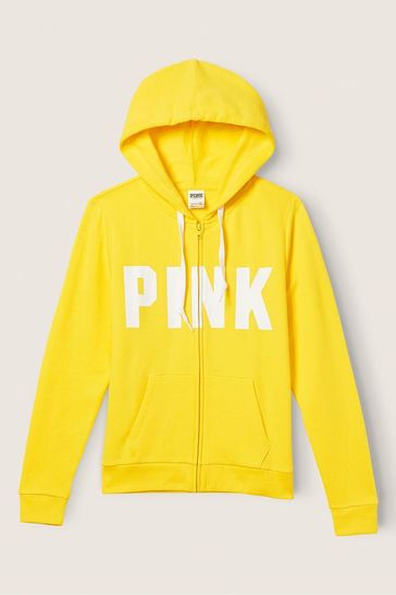 Yellow victoria secret pink hoodie store
