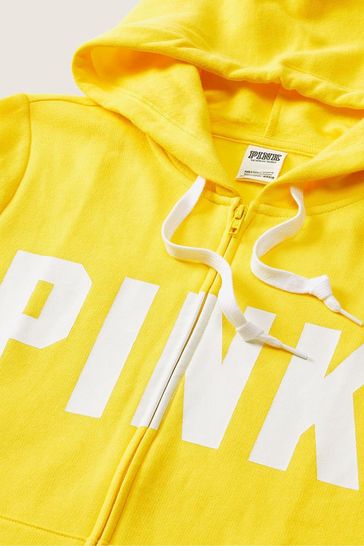 Pink victoria secret yellow sweater hot sale