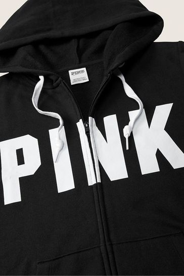 Black and white victoria secret hoodie sales