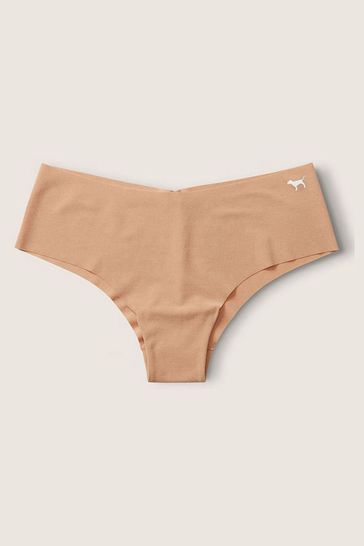 Victoria's Secret PINK Mocha Latte Nude Cheeky Smooth No Show Knickers