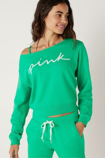 Neon green victoria's secret pink hoodie shop