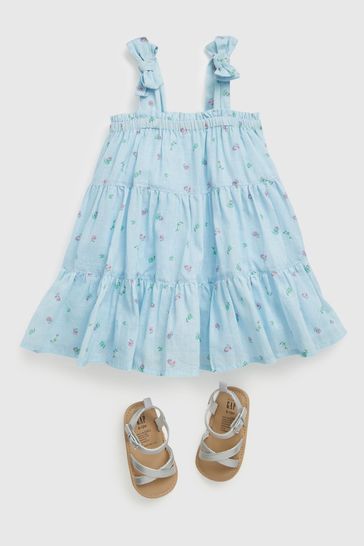 Buy Gap Tiered Dress and Sandals Outfit Set from the Gap online shop