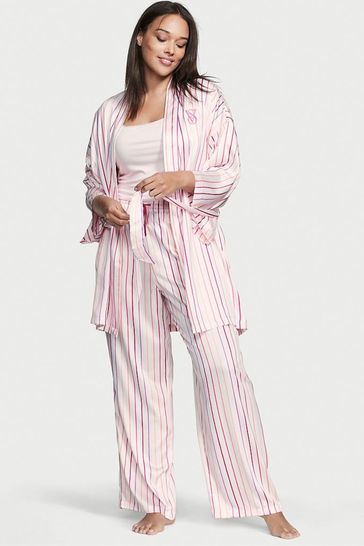 Buy Victoria'S Secret Satin 3 Piece Pyjama Set From The Victoria'S Secret  Uk Online Shop