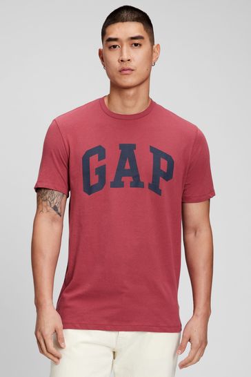 Gap Dark Red Logo T Shirt