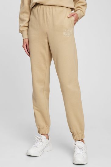 Beige sales joggers womens