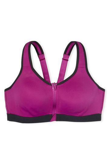Victoria's Secret Raspberry Cooler Purple Maximum Impact Front Close Sports Bra