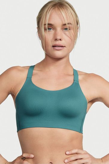 Victoria's Secret French Sage Blue Smooth Lightly Lined Wired High Impact Sports Bra