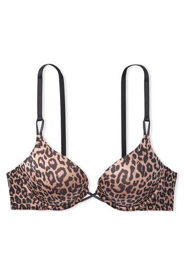 Buy Victoria's Secret Classic Brown Leopard Add 2 Cups Smooth Push