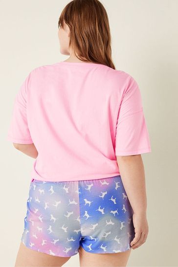 Victoria s Secret PINK Flannel Sleep Boxy Shorts Victoria s