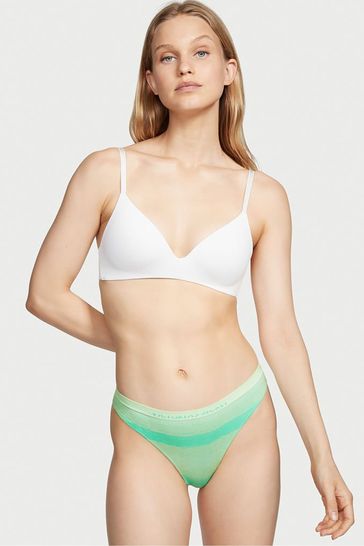Victoria's Secret Green Seamless Thong Knickers
