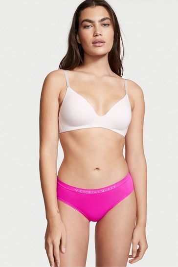 Victoria's Secret Bali Orchid Pink Smooth Seamless Hipster Knickers