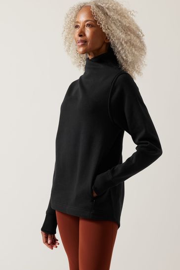 Buy Athleta Cosy Karma Twist Neck Sweatshirt from the Gap online shop