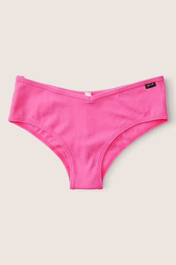 Victoria's Secret PINK Atomic Pink Cheeky Cotton Knickers