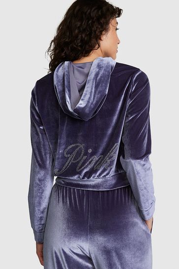 Navy blue victoria secret hoodie sale