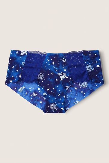 Victoria's Secret PINK Beaming Blue Constellation NoShow Hipster Knickers