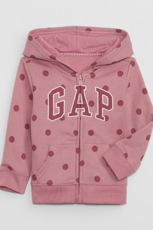 women's pink gap zip up hoodie