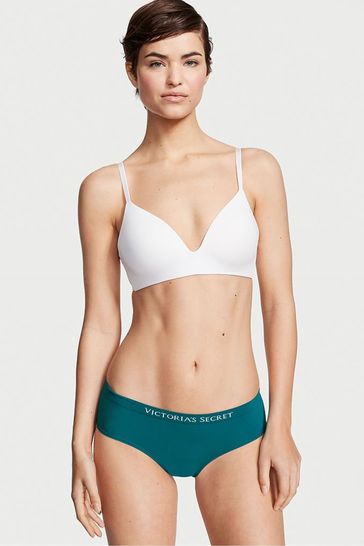 Victoria's Secret Shaded Spruce Green Seamless Logo Hipster Knickers