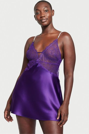 Victoria's Secret Brilliant Purple Slip Dress