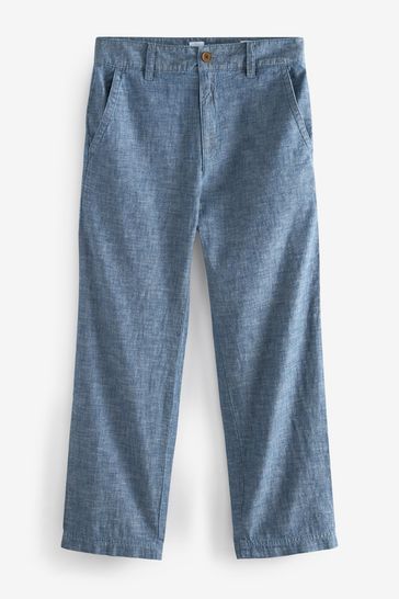 Gap Mid Blue Girlfriend Chambray Trouser
