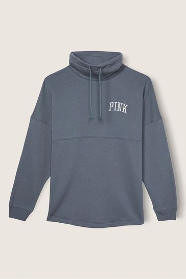 Victoria's secret pink grey hoodie on sale