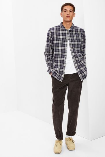 Gingham sales shirt gap