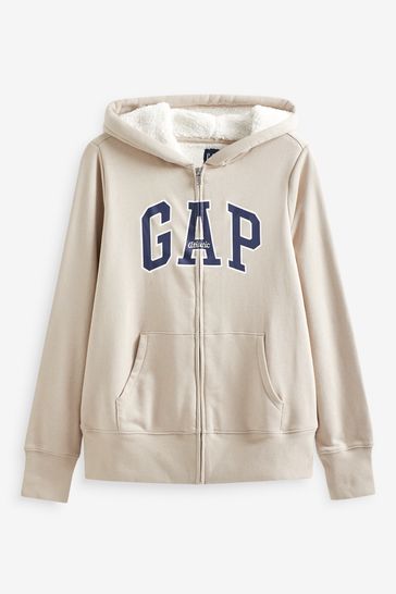Gap fleece sales lined hoodie