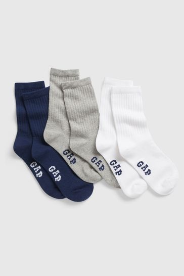 Gap Black Crew Socks 3 Pack