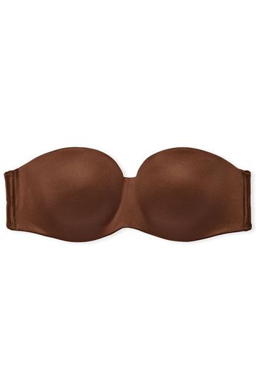 Victoria's Secret Dark Roast Brown Lightly Lined Multiway Strapless Bra