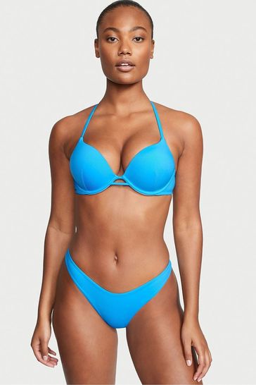 Victoria's Secret Capri Blue Push Up Swim Bikini Top