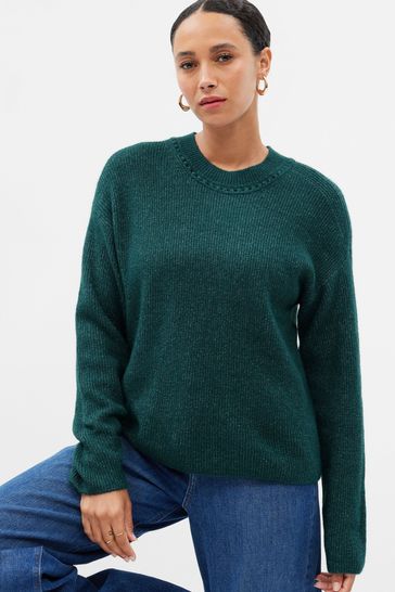 Buy Gap Forever Cosy Ribbed Crewneck Long Sleeve Jumper from the