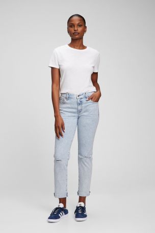 Gap frayed hem deals jeans