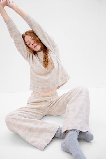 Gap Light Beige Microfleece Top