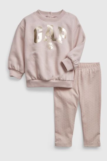 Buy Gap Disney Metallic Minnie Mouse Sweat Set from the Gap online