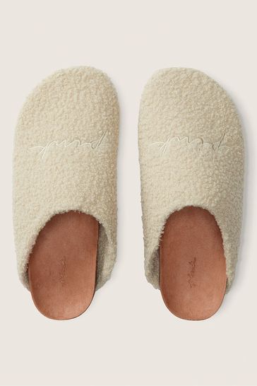 Fleece clog store slippers