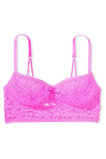 Pastel pink Victoria Secret push-up bralette Good - Depop