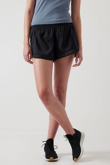 Athleta mesh racer 2025 run short