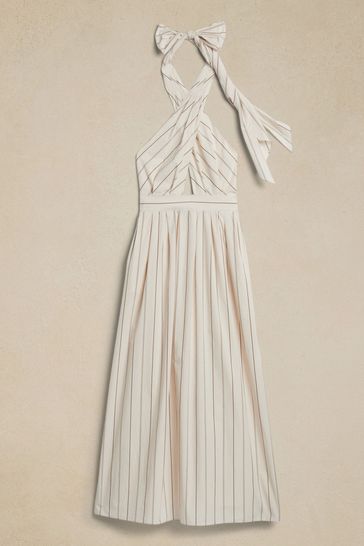 Banana republic striped maxi dress sales