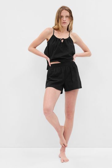 Black top pj shorts