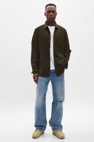 Buy Gap Organic Cotton 90s Ripped Loose Jeans from the Gap online shop