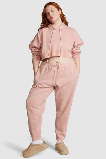 Victoria's Secret PINK Spring Orchid Pink Fleece Cuffed Jogger