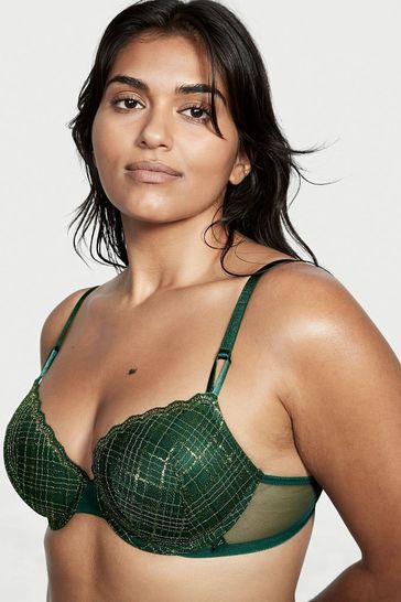 Victoria's Secret Envious Green Smooth Lightly Lined T-Shirt Bra