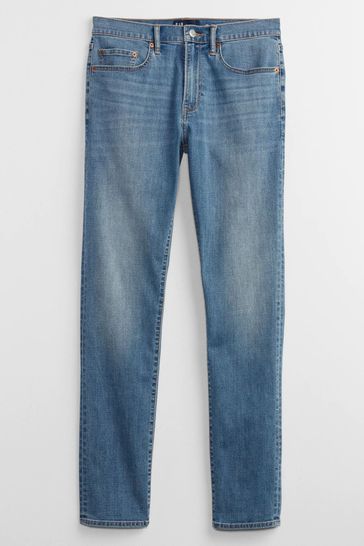 Gap Mid Wash Blue Soft Wear Slim Jeans