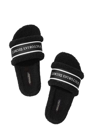 Faux fur slides 2025 victoria's secret