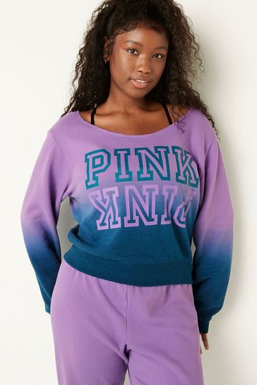 Victoria s Secret PINK Everyday Lounge Off The Shoulder Sweatshirt